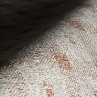 Dash & Albert Zale Peach Machine Washable Rug, 8.5 X 11.5 Feet, Oranges/White Plaid Pattern