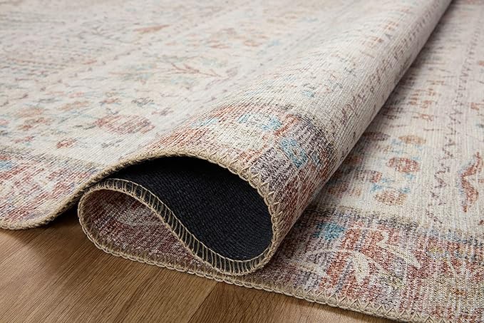 Loloi Rifle Paper Co. Maison Collection MAO-08 Cream 7'-6" x 9'-6", .19" Pile Height, Area Rug