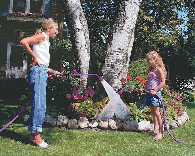 Dramm Kids Limited Edition Gardening Set, Ages 3-12: Includes Berry 16” Sunrise Rain Wand, 9-Pattern RainSelect Spray Head, Spring Green Kids Gardening Gloves, Gardening Activity Book, Seed Packet