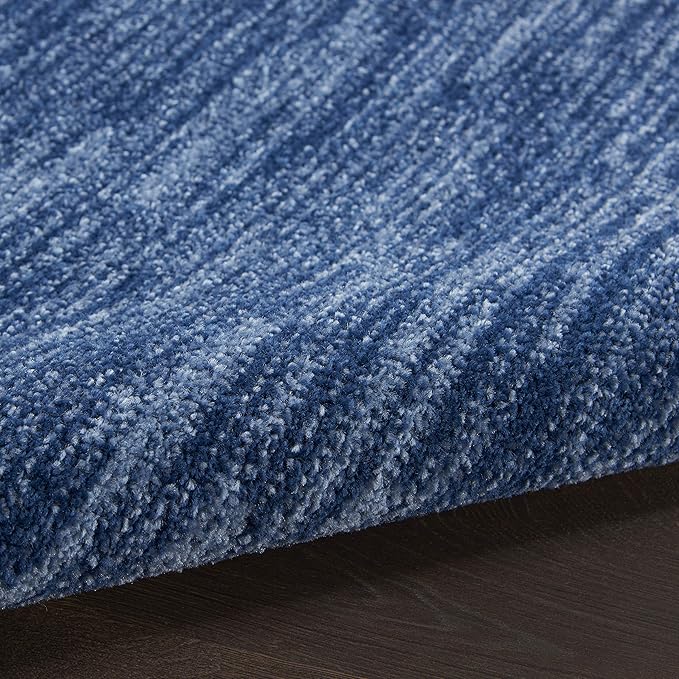 Nourison Home Essentials Indoor/Outdoor Navy Blue 10' x 14' Area Rug, Easy Cleaning, Non Shedding, Bed Room, Living Room, Dining Room, Backyard, Deck, Patio (10x14)