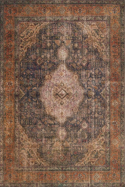Loloi Loren Collection LQ-02 Plum/Multi 2'-6" x 7'-6" Runner Rug