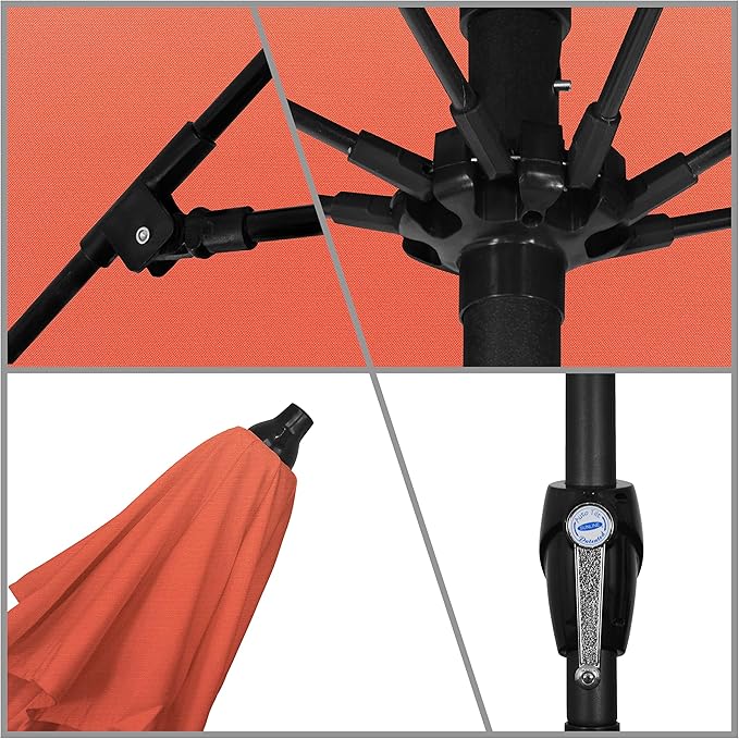 California Umbrella 9' Rd Sunbrella Aluminum Patio Umbrella
