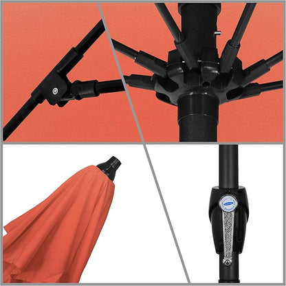 California Umbrella 9' Rd Sunbrella Aluminum Patio Umbrella