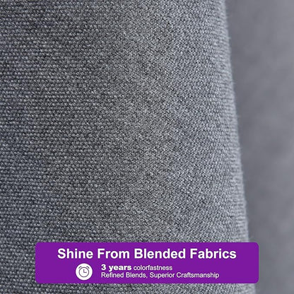 PURPLE LEAF 9' X 11.5' Rectangle Patio Umbrella Outdoor Large Aluminum Cantilever Umbrella with 3 Years Fade Resistance Recycled Fabric and 360-degree Rotation for Garden Deck Pool, Mist Grey