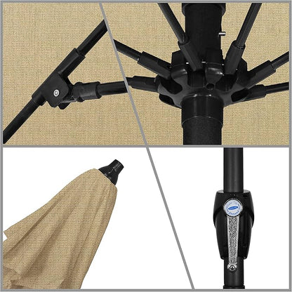 California Umbrella 9' Rd Sunbrella Aluminum Patio Umbrella