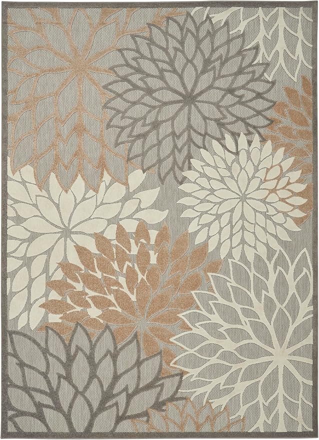 Nourison Home Aloha 7' x 10' Natural Outdoor Indoor/Outdoor Rug
