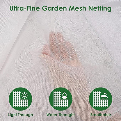 Garden Mesh Netting for Plants-10X33 FT Insect Netting for Garden,Garden Cover,Garden Bug Netting,Berry Netting,Garden Fabric Plant Cover