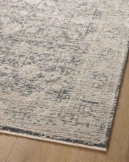 Loloi Amber Lewis Alie Collection ALE-05 Charcoal/Beige 2'-7'' x 12'-0'', .13'' Pile Height, Runner Rug
