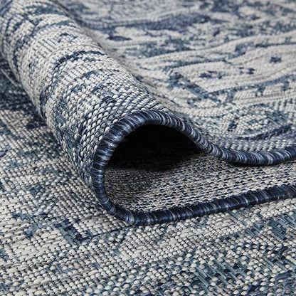 Keen Home Design Terrace Outdoor Area Rug - 8x10 Washable Indoor/Outdoor Rug for Patio, Kitchen, Balcony, Beach, Garden, Deck and Porch, Size: 7'7"x10'