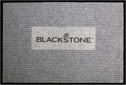 Blackstone Griddle Accessories Grill Splatter Mat (43.5" x 30.5"), 5036, Under The Grill Mat for Patio & Deck Protection – Outdoor BBQ Grilling Barbecue Pad for Gas Grill, Garage, Black.