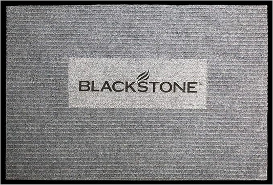 Blackstone Griddle Accessories Grill Splatter Mat (43.5" x 30.5"), 5036, Under The Grill Mat for Patio & Deck Protection – Outdoor BBQ Grilling Barbecue Pad for Gas Grill, Garage, Black.