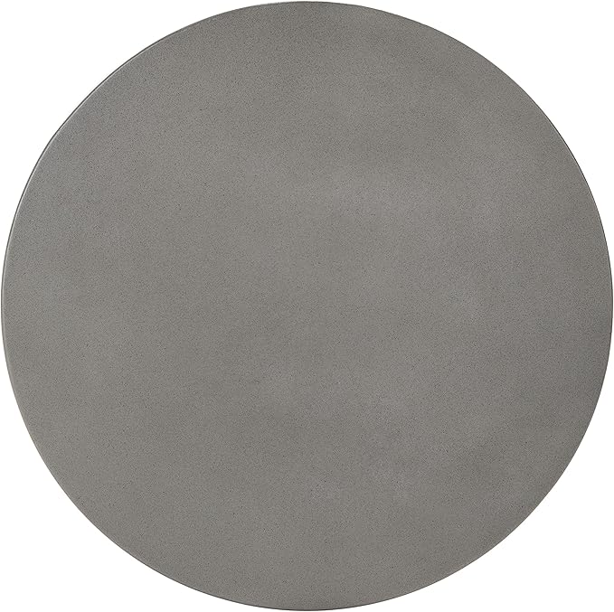 SAFAVIEH Outdoor Collection Katara Modern Dark Grey Concrete Accent Table (Fully Assembled) VNN1034A
