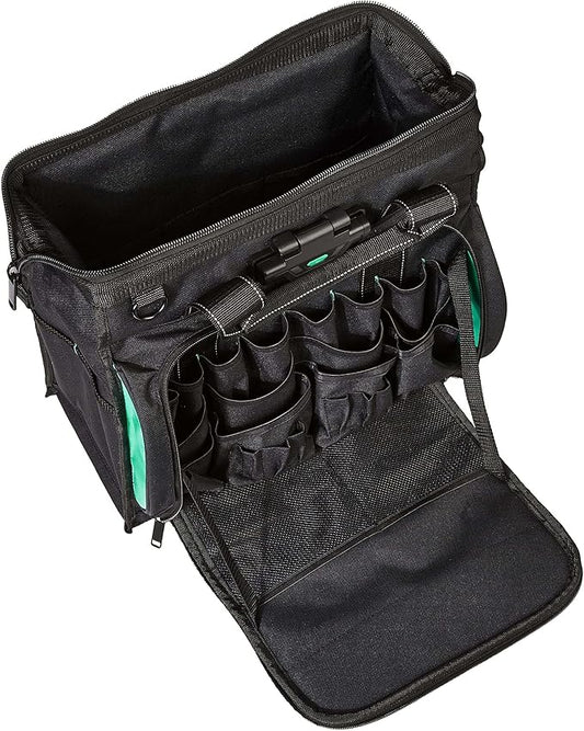 Amazon Basics Tool Sling Bag, Black, 40 Pockets