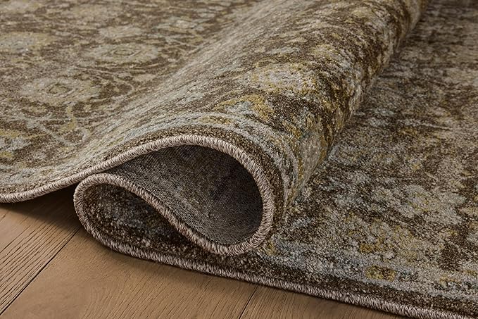 Loloi Magnolia Home by Joanna Gaines Mona Collection MOA-03 BARK/Natural 2'-6" x 10'-0" Runner Rug
