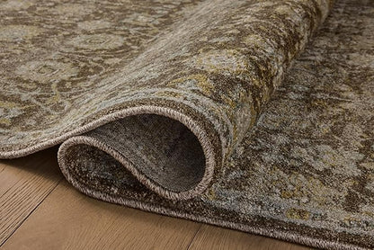 Loloi Magnolia Home by Joanna Gaines Mona Collection MOA-03 BARK/Natural 2'-6" x 10'-0" Runner Rug