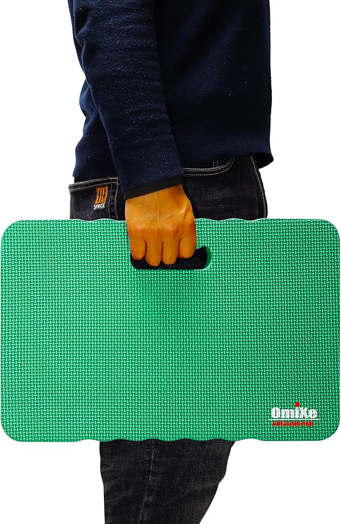 Comfy Extra Large Thick Waterproof Gardening Kneeling Pad Foam Kneeler Mat Garden Knee Pad Cushion for Gardening Planting Yard Work Prayer Yoga Mechanic Workout Baby Bath