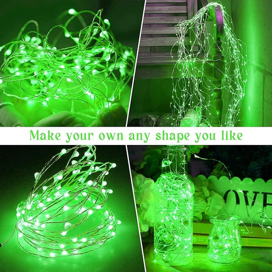 Selarlyt Solar String Lights for Outside, 72Ft 200 LED Solar Fairy Lights with 8 Modes, Solar Powered Fairy Lights Waterproof for Christmas Tree Garden Party Wedding Decor.（Green）