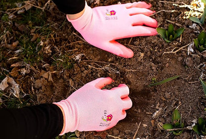 6 Pairs Women Gardening Gloves with Micro-Foam Coating - Garden Gloves Texture Grip - Working Gloves For Weeding, Digging, Raking and Pruning, Medium, Assorted color