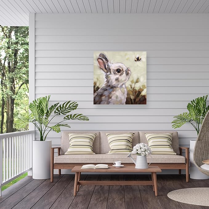 Outdoor Canvas Art - Andrea Lavery 'Hello There' Wall Art for Outdoor Spaces, Patios, or Gardens by Trademark Fine Art