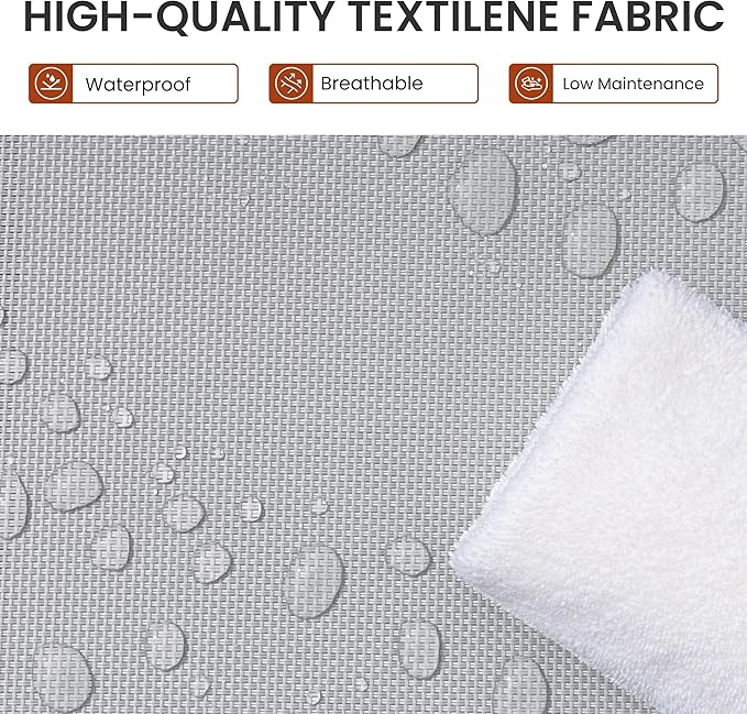 Crestlive Products Chaise Lounge Chair Outdoor Set of 2, Adjustable 5 Positions Pool Lounge Chairs, Metal Tanning Recliner, Outdoor Furniture All Weather for Patio, Beach, Yard, Pool