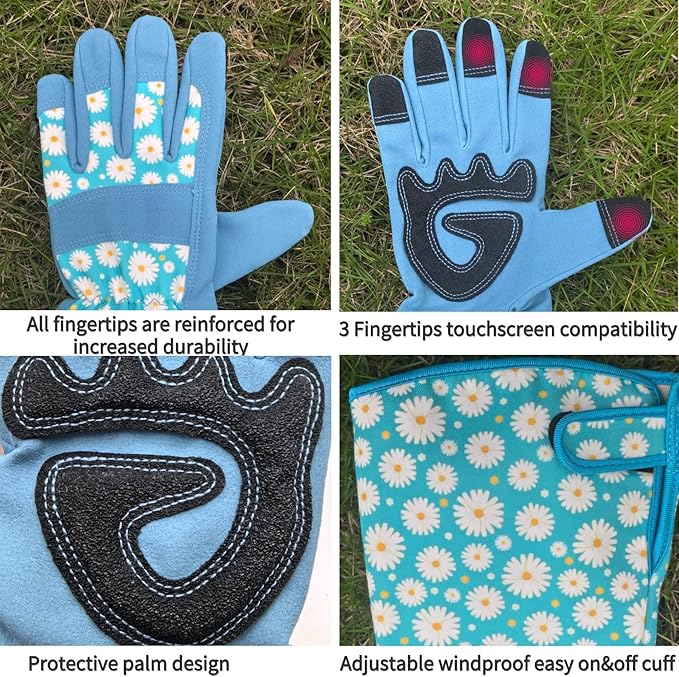 Long Gardening Garden Gloves,Thorn-proof&Puncture Resistance Rose Cactus Gauntlet Glove for Gardener,Gifts