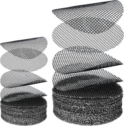 Shappy 200 Pieces Round Mesh for Plant Pot Gardening Pad Plant Mesh Pad Bonsai Flower Drainage Hole Screens Bonsai Pot Bottom Mat for Garden Prevent Soil Loss Anti