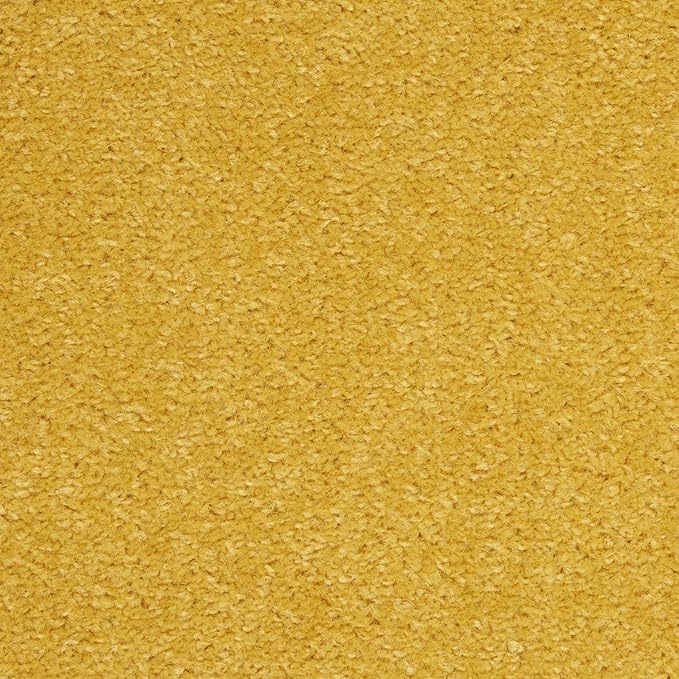 Nourison Essentials Indoor/Outdoor Yellow 7' x Square Area-Rug, Easy-Cleaning, Non Shedding, Bed Room, Living Room, Dining Room, Deck, Backyard, Patio (7 Square)