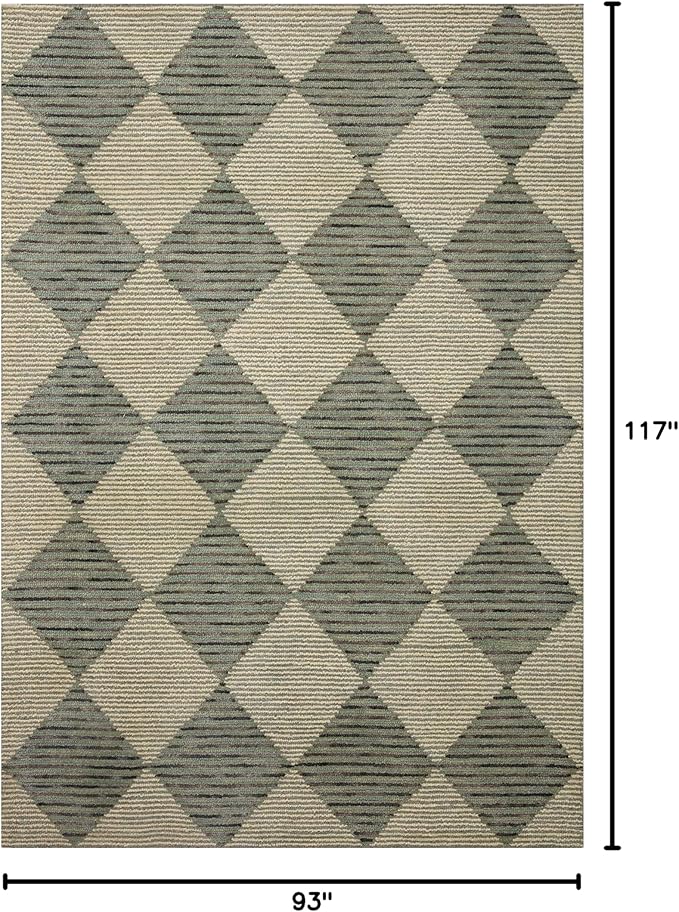 Loloi Chris Loves Julia Francis Collection FRA-01 Spa/Granite 7'-9" x 9'-9" Area Rug