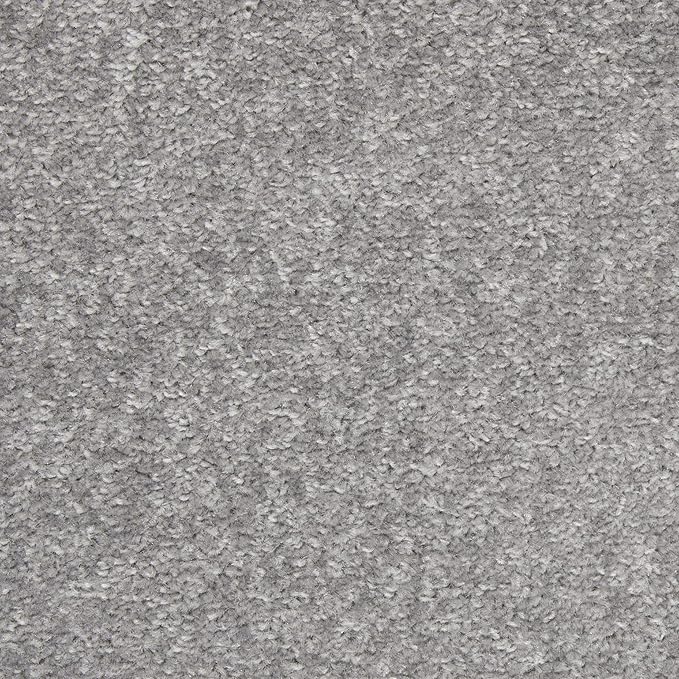 Nourison Home Essentials Indoor/Outdoor Silver Grey 2'2" x 18 Area Rug, Easy Cleaning, Non Shedding, Bed Room, Living Room, Dining Room, Backyard, Deck, Patio (2x18)