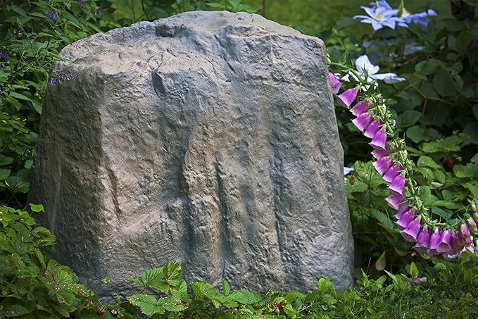 Emsco Group 2185 Large – Lightweight Landscape Rock-Resin, Granite