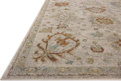 Loloi Magnolia Home by Joanna Gaines Mona Collection MOA-02 Oatmeal/Multi 11'-6" x 15'-6" Area Rug