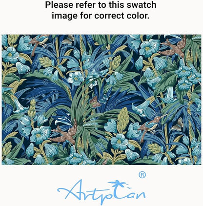 ARTPLAN Seat/Back Outdoor Chair Cushion,Set of 4 Patio Chair Cushion with Tie,Tufted Replacement for Patio Furniture,40x20x4 Inches,4 Count,Floral