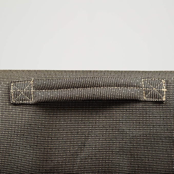 Budge P2A01BTNW3 StormBlock Hillside Double Patio Chaise Lounge Cover Premium, Outdoor, Waterproof, Black and Tan Weave