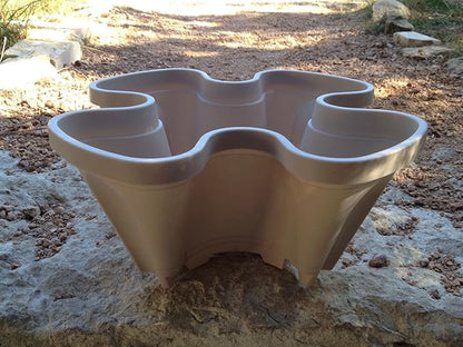 Vertical Gardening Planters - Mr Stacky Pots Can Use Any Growing Medium (Soil, Clay Pebbles, Vermiculte, Perlite, Coco Fiber) - Great for Hydroponics and Aquaponics Too - Build Your Own Stacking