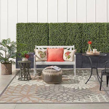 Nourison Home Aloha 7' x 10' Natural Outdoor Indoor/Outdoor Rug