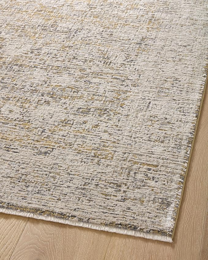 Loloi Amber Lewis Alie Collection ALE-05 Gold/Beige 2'-7'' x 10'-0'', .13'' Pile Height, Runner Rug