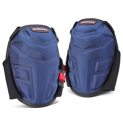 WORKPRO Knee Pads for Work, Construction Knee Pads, Safety Kneepads with Ergonomic Gel Cushion and Foam Padding for Gardening, Carpentry, Welding, Roofing, Cleaning