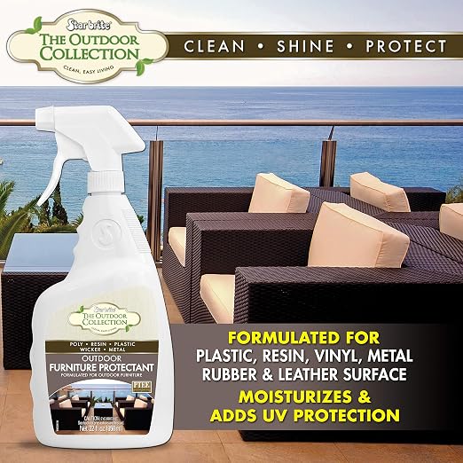 STAR BRITE Outdoor Collection Furniture Protectant Spray - Ideal for Extending the Life & Color of Backyard Patio Chairs, Couches, and Furniture 32 OZ (59032)