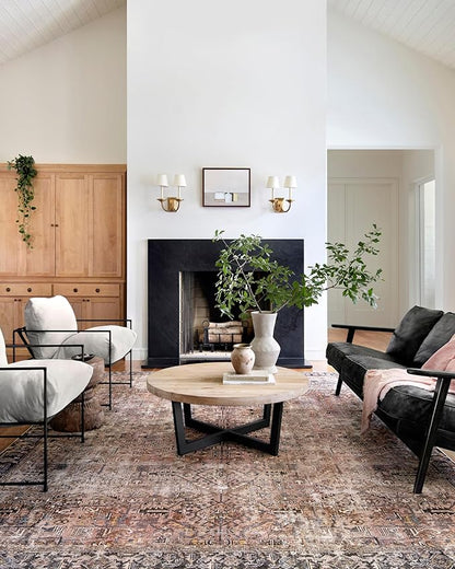 Loloi Chris Loves Julia Jules Collection JUL-02 Terracotta/Multi 2'-0'' x 5'-0'', .13" Pile Height, Accent Rug