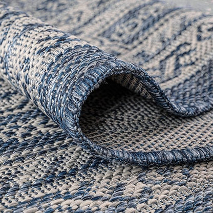 Keen Home Design Terrace Outdoor Runner Rug - 2x8 Washable Indoor/Outdoor Rug for Patio, Kitchen, Balcony, Beach, Garden, Deck and Porch, Size: 2'2"x7'7"
