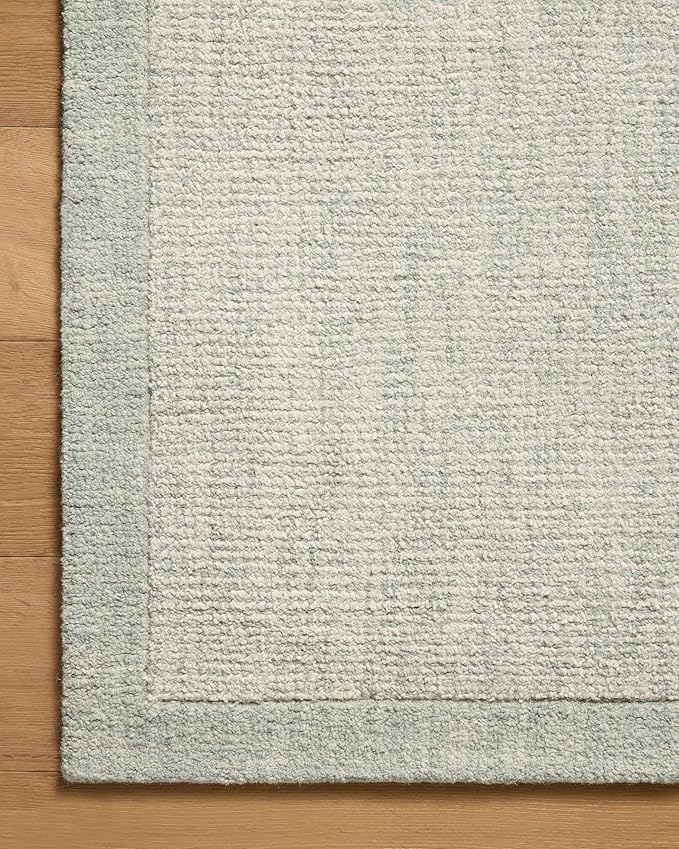 Loloi Magnolia Home by Joanna Gaines Henley Collection HNY-01 Ivory/Spa 2'-3" x 3'-9" Accent Rug