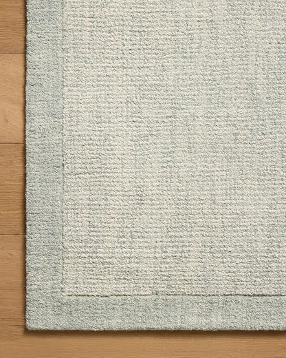 Loloi Magnolia Home by Joanna Gaines Henley Collection HNY-01 Ivory/Spa 2'-3" x 3'-9" Accent Rug
