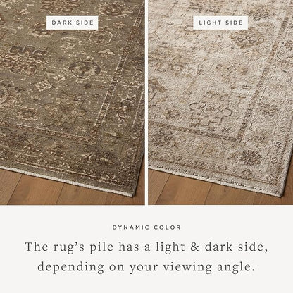 Loloi Haywood Collection HYD-04 Sage/Earth 9'-6" x 13'-2" Area Rug