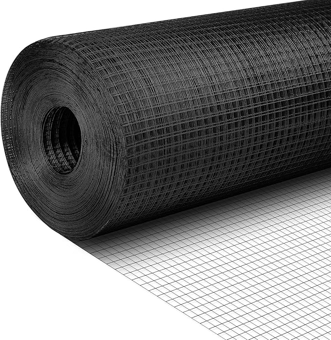 Tatuo Hardware Cloth 1/2 Inch 72in x 150ft Hot Dip Galvanized After Welded Cage Mesh Rolls 21 Gauge Metal Chicken Wire Roll Wire Fencing Poultry Netting for Raised Garden Rodent Animals