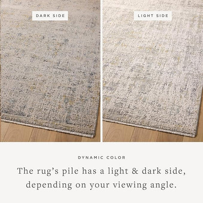 Loloi Amber Lewis Alie Collection ALE-02 Sand/Sky 11'-6'' x 15'-7'', .13'' Pile Height, Area Rug