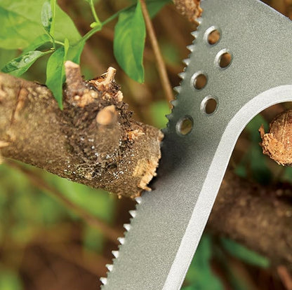 Fiskars 18" Billhook Saw - Cut Shrubs, Hedges, Small Branches, and Woody Saplings - Lawn & Garden Tool