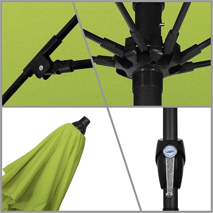 California Umbrella 9' Rd Sunbrella Aluminum Patio Umbrella