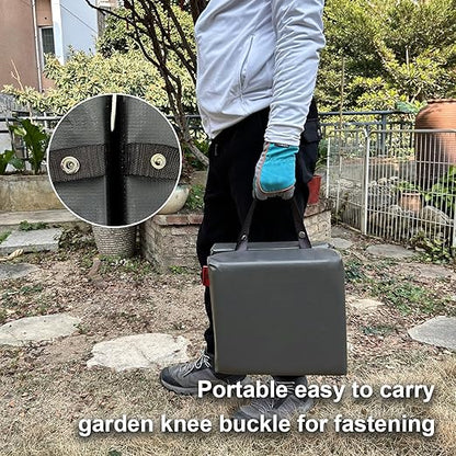Extra Thick Soft Kneeling Pad for Men and Women, Waterproof Gardening Pads with Memory Foam, Yoga or Exercise Cleaning Knee Cushion, Collapsible Kneeling Mat Non-Slip Bottom Lightweight, Garden Gifts