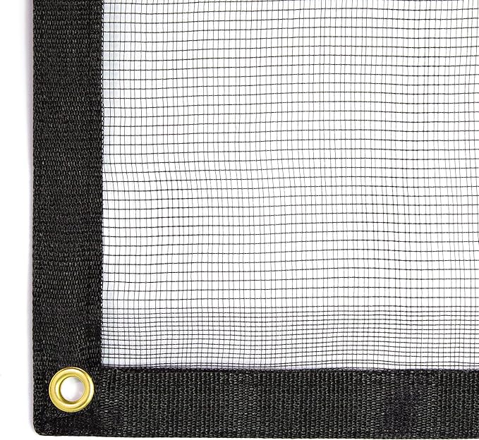 Protection Cover 12 Ft. x 12 Ft. Garden Netting with Grommets Anti Squirrels, Rabbits, and Other Animals and Hail Perfect for Garden Plants Fruit Trees Pond Protection - PP1212KK