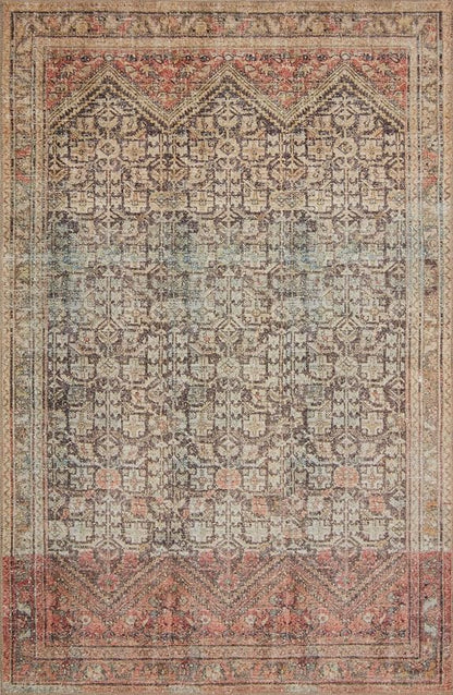 Loloi Loren Collection LQ-17 Charcoal/Multi 8'-4" x 11'-6" Area Rug